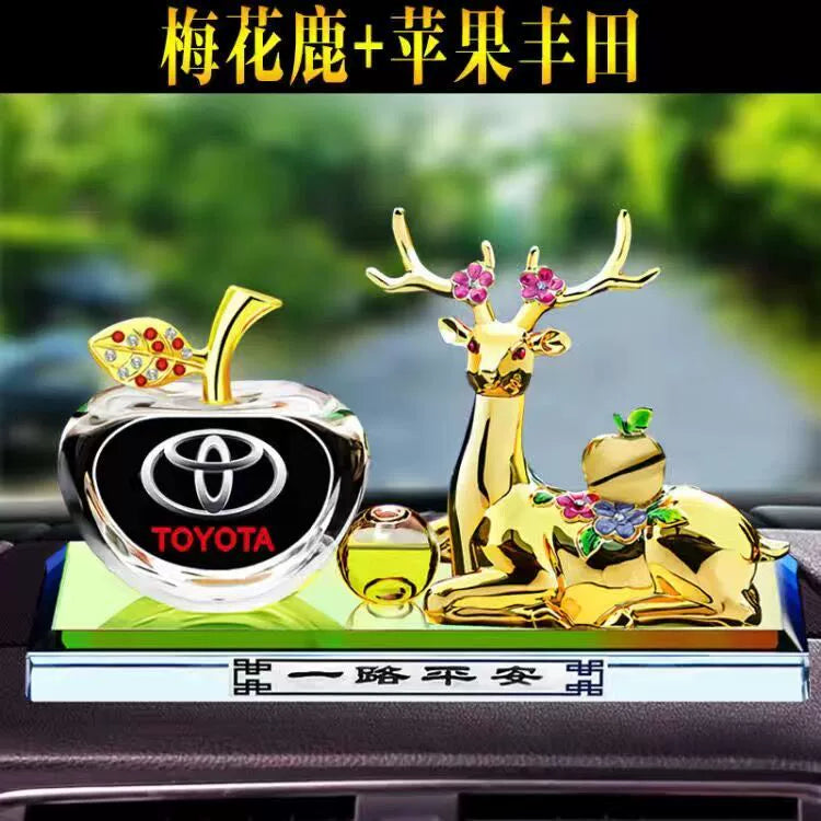 Alaşımlı Maral Avtomobil loqosu Avtomobil bəzəkləri Yeni məhsullar Avtomobil mərkəzi konsolu Deer Ping An ətir oturacağı Aromaterapiya avtomobil bəzəkləri