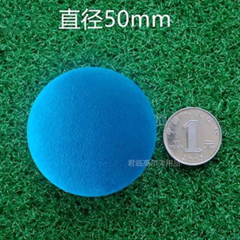 50 mm golf EVA topu qapalı təcrübə topu süngər topu əyləncə oyuncaq top köpük topu EVA tək rəngli top N rəngli