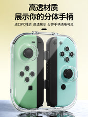 Yaxşı dəyər Sol və sağa bölünmüş tutacaq saxlama qutusu ns Joycon tutacaq qutusu maqnit PC şəffaf kristal qutu