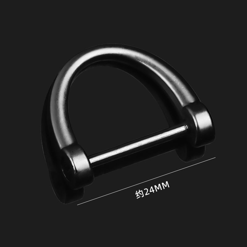 Metal Kişilər üçün Zərər Əleyhinə Fiqurlu-8 At nalı tokalı Avtomobil Açar Zənciri Üzəngi D-Şəkilli Tokalı Avtomobil Pult Konnektoru Üzüyü