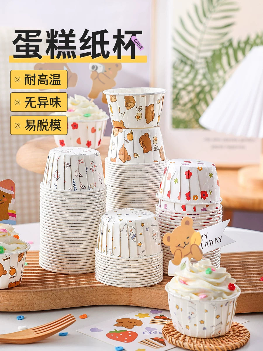 Haomai 61 Uşaq Günü tərəfindən hazırlanmış cupcake kağız qabı fincan qəlib sobası xüsusi kiçik muffin bişirmə