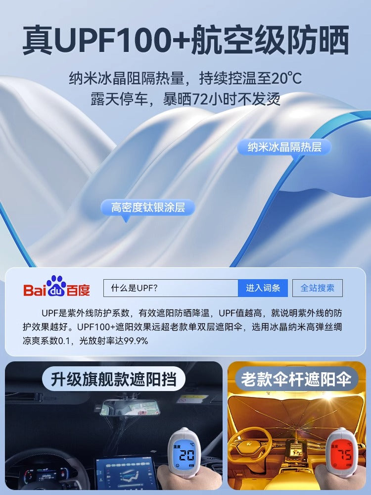 Car sunshade, windshield cover, sunshade, car curtain, sun protection panel, car interior sun protection and heat insulation product