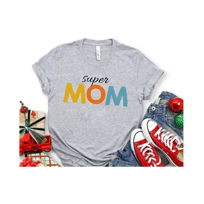 Koreya üslubunda oğlan və qız uşaqları üçün yay ağ hərfli futbolka, dairəvi yaxalı, qısa qollu gündəlik.