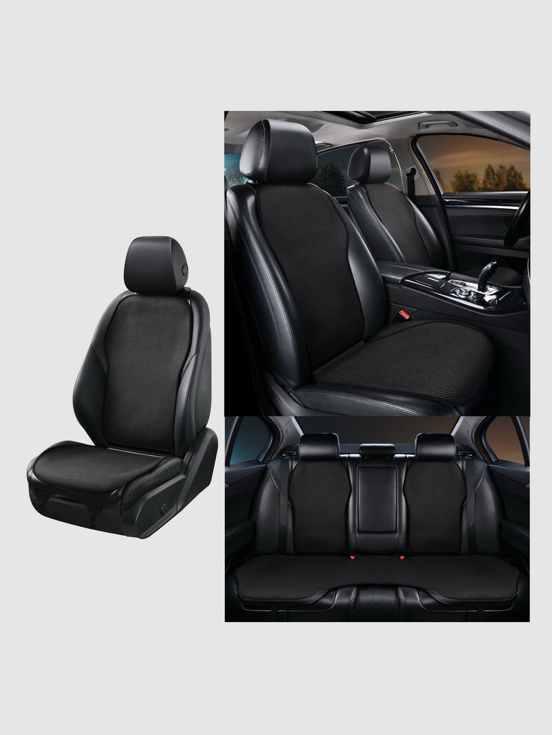 Linen car seat covers, slimming seat cushions, universal linen seat cushions, non-slip, breathable, tie-free, simple seat covers