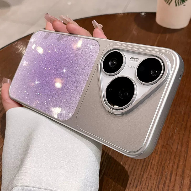 Huawei pura90promax mobil telefon qutusu üçün uyğundur pura70pro yeni p80pro+ çiçəklənən gradient parıldayan p70 qabaqcıl yumşaq silikon hər şey daxil, düşmə əleyhinə qabıq, yüksək görünüş, üst plyonkasız Nvhui
