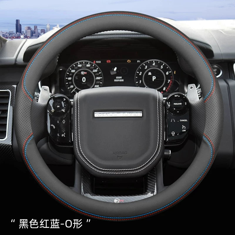 Land Rover steering wheel cover - ultra thin - for Defender, Discovery 4, 5, Pro Sport, Evoque L, Range Rover Velar Sport and other special car steering wheels.