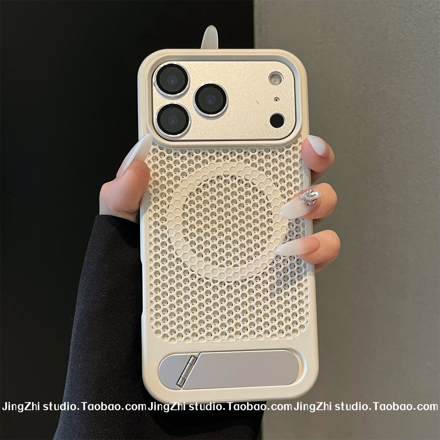 Pətək soyuducu maqnit kəmər mötərizəsi nəfəs ala bilən iphone17promax üçün uyğun dəri hiss edən mobil telefon qutusu 14 Apple 16promax düşməyə qarşı 17pro kişi 15pro orijinal 13 yüksək səviyyəli yeni məhsul qutusu