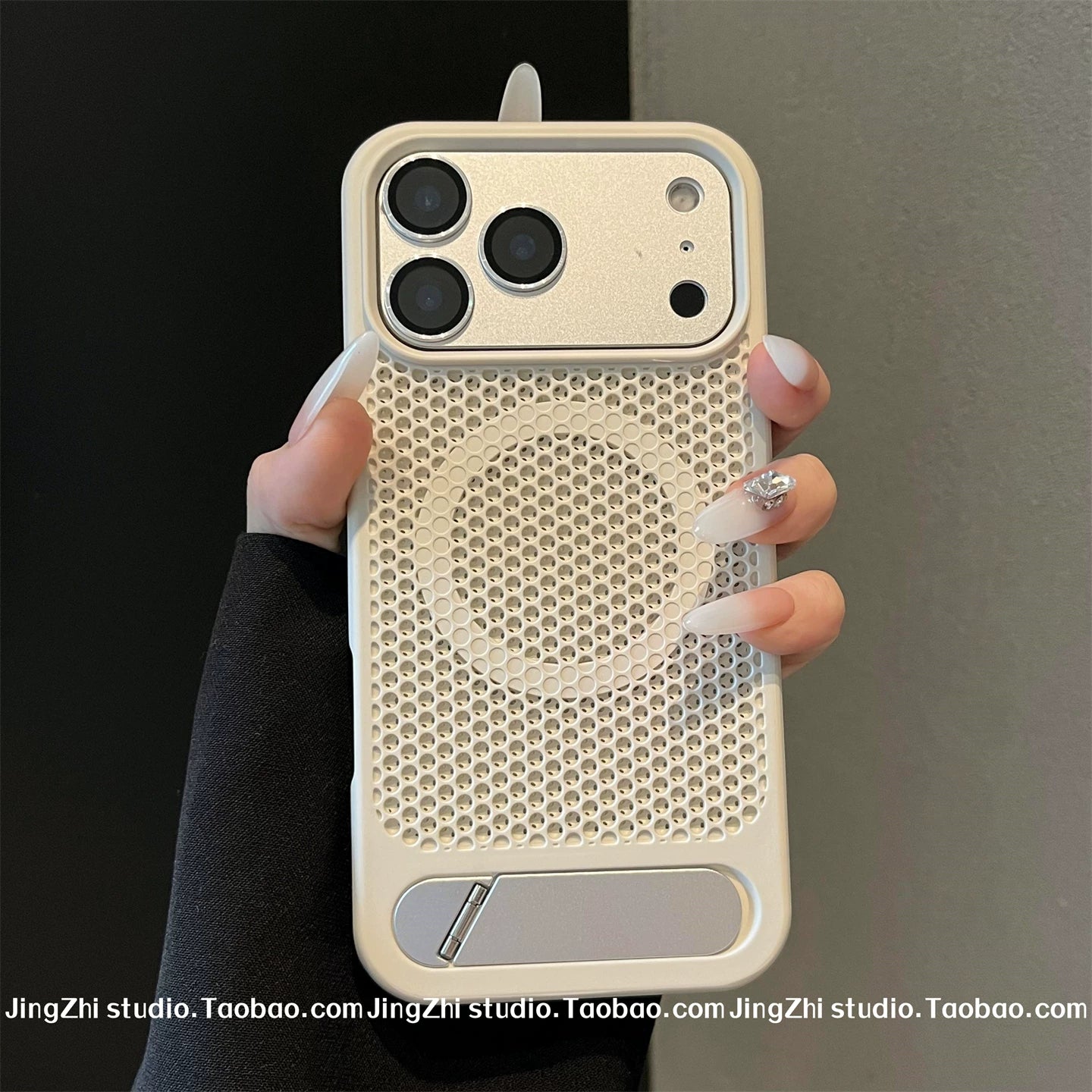 Pətək soyuducu maqnit kəmər mötərizəsi nəfəs ala bilən iphone17promax üçün uyğun dəri hiss edən mobil telefon qutusu 14 Apple 16promax düşməyə qarşı 17pro kişi 15pro orijinal 13 yüksək səviyyəli yeni məhsul qutusu