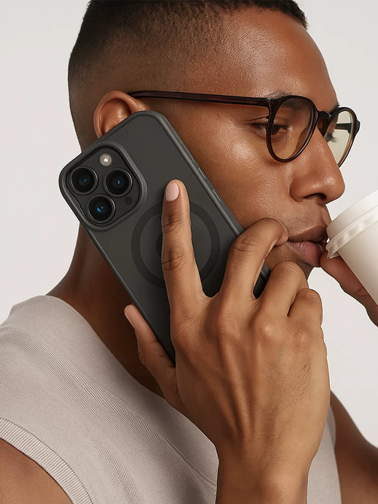 Alman Boschli iphone16 maqnit telefon qutusuna uyğunlaşır Apple 15promax düşmə əleyhinə magsafe qutusu 14plus/13 qoruyucu örtük ultra nazik 12 mini sərt və yumşaq kənar buzlu MagGo qutusu