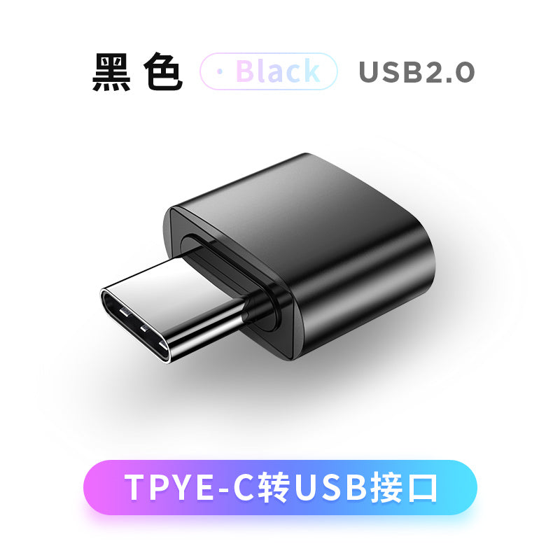 OTG adapter Type-C to USB universal Micro Android mobil telefonu TF yaddaş kartı kamerasını USB diskinə qoşmaq üçün yükləyin