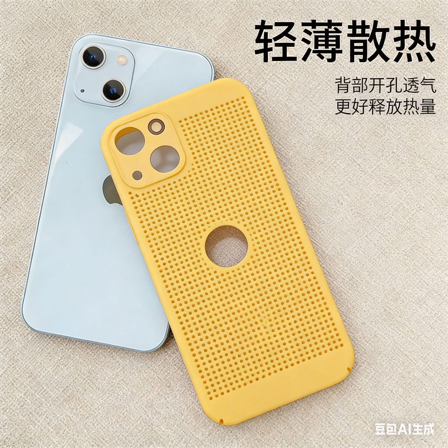 Apple 16 nəfəs ala bilən soyuducu cib telefonu qabı iPhone 15 promax qoruyucu qutu 14plus soyutma 12 mini su soyutma 13 yeni stil kişi və qadın cüt buz kompresi ləkəyə davamlı yay pətəyi üçün uyğundur