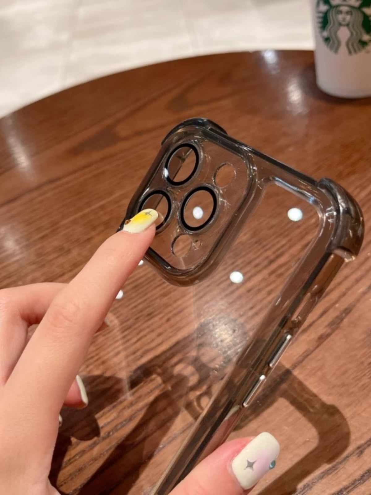 Apple silikon tətbiqi qabıq Apple çanta kəməri 14 düşməyə qarşı şəffaf sərt qabıq 13 dördbucaqlı əl qoruyucusu 16pm17pro15promax tam xrplus11 hava yastığı filmi yeni lens qutusu qram/