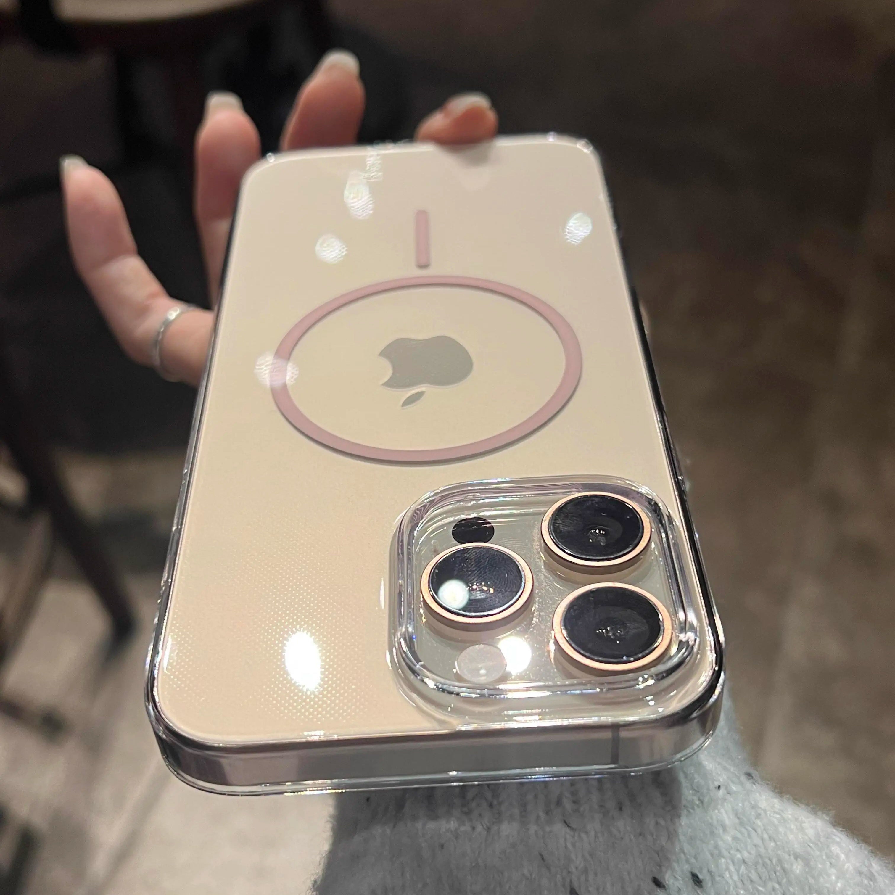 [İncə maqnit sərt qabıq] iphone16pro mobil telefon qutusu üçün uyğun ultra nazik şəffaf Apple 16proMax yeni 15 simsiz şarj 14/13/12 kişi və qadınlar üçün sadə qoruyucu örtük