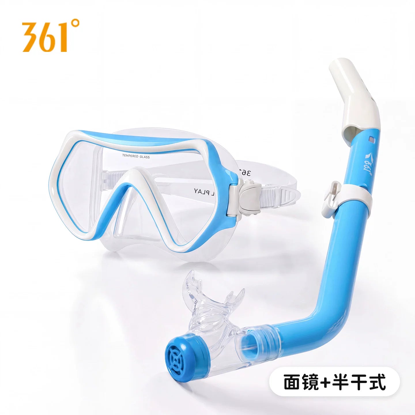 361 dərəcə uşaq dalğıc şnorkel ön üzgüçülük respiratoru snorkeling Sambo sualtı pulsuz dalğıc snorkeling avadanlığı