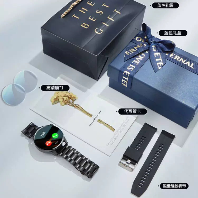 Kişilər üçün universal ağıllı saat 2026 yeni çox funksiyalı cavab və zəng ürək döyüntüsü kişilər üçün idman mexaniki elektron saat