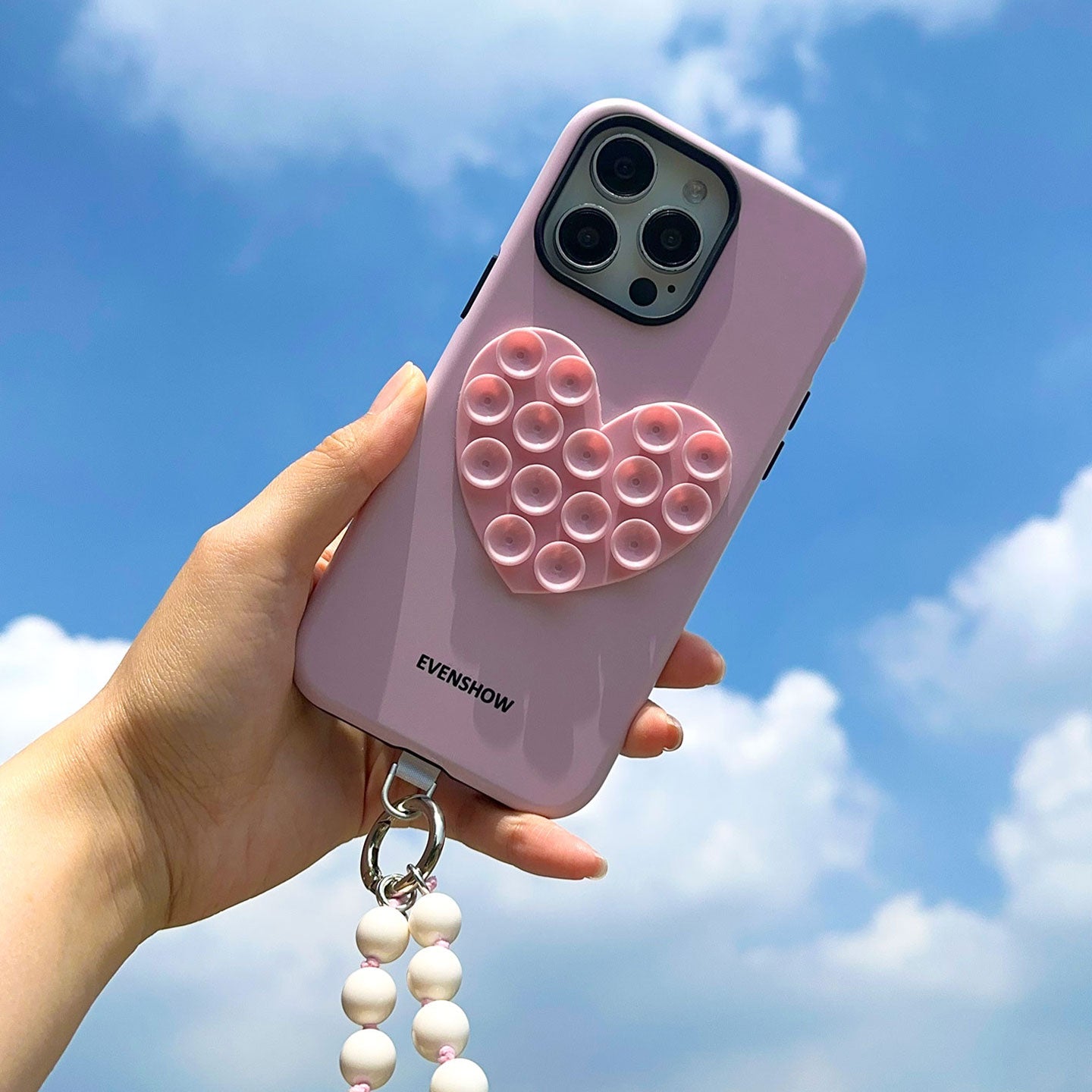 [Liu Xiening ilə eyni model] EVENSHOW Apple AIRiPhone17promax16/15/14plus13 niş yüksək səviyyəli qoruyucu qutu üçün uyğun lanyard ilə yeni emiş kuboku cib telefonu qutusu