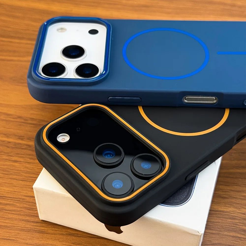 iPhone 17 16 15 14 13 1 üçün lüks mat maqnit telefon qabı