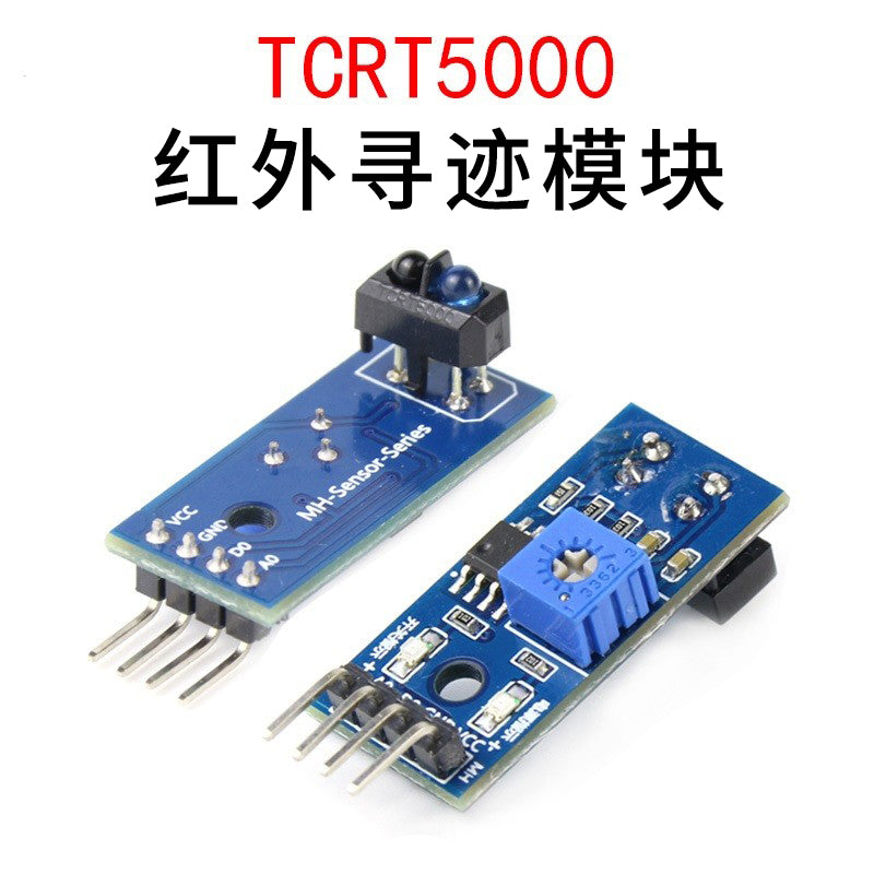TCRT5000 infraqırmızı maneələrin qarşısının alınması və izləmə modulu, fotoelektrik keçid əksetmə sensoru, avtomobilin DIY modifikasiyası