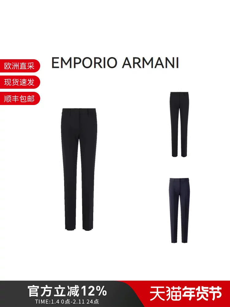 Armani EA Spring/Autumn Women's Pants, Suit Pants, Urban and Casual Pants, Long Pants 0NP08T 02002