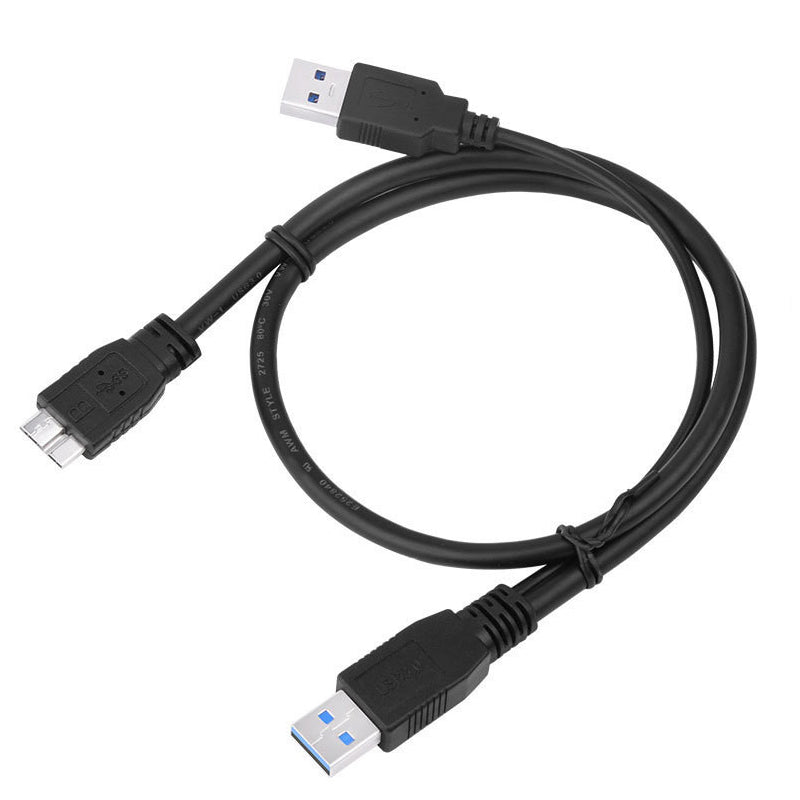 Keshuo USB3.0 mobil sabit diski orijinal məlumat kabeli 1 metr uzadılmış USB3.0 ikitərəfli kabel