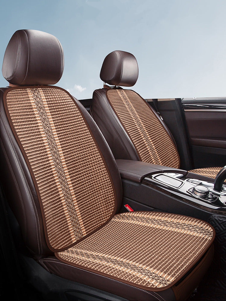 Avtomobil Oturacaq Yastığı Tək Parça Əsas Sürücü Oturacağı Tək Sürücü Otağı Tək Oturacaq Örtüsü Buz İpək Kətan Bütün İl Boyu Neytral Kreslo Yastığı