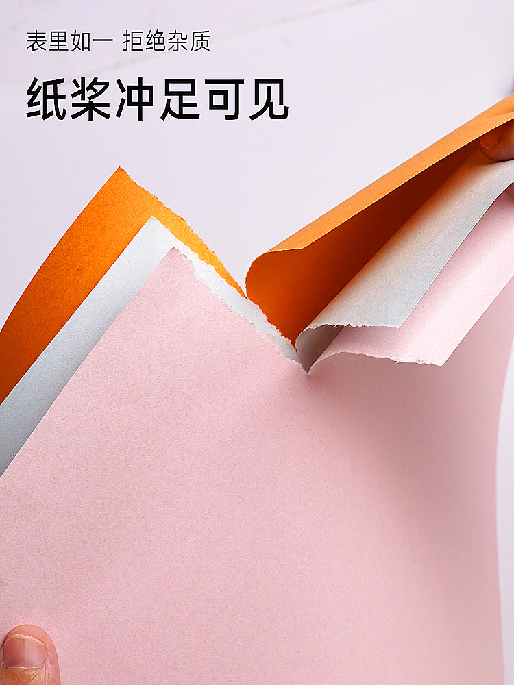 Mantic Macaron rəngli surət kağızı çap kağızı əl istehsalı origami kağızı ilə kəsilmiş uşaq çəhrayı yumşaq kağız A4 qarışıq rəngli kağız 500 vərəq Morandi açıq rəngli şagird uşaq bağçası DIY istehsalı yazı kağızı