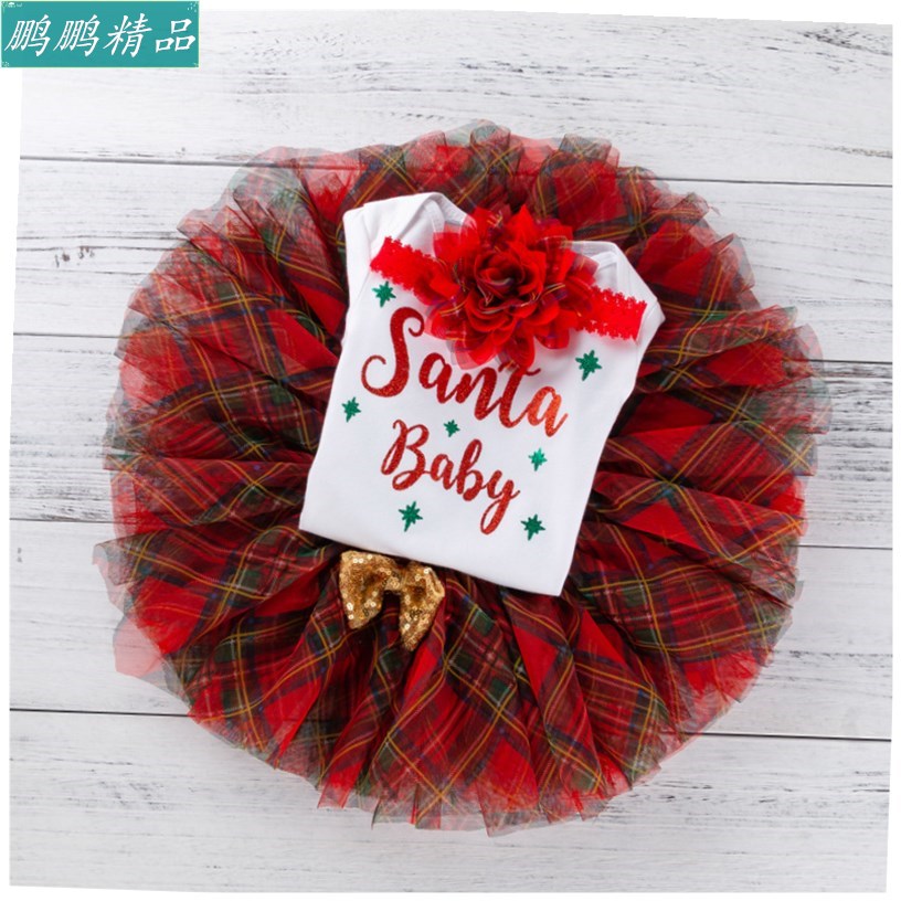 Uşaq geyimləri, uşaq Milad kostyumu, körpə geyimi uzun Milad donu