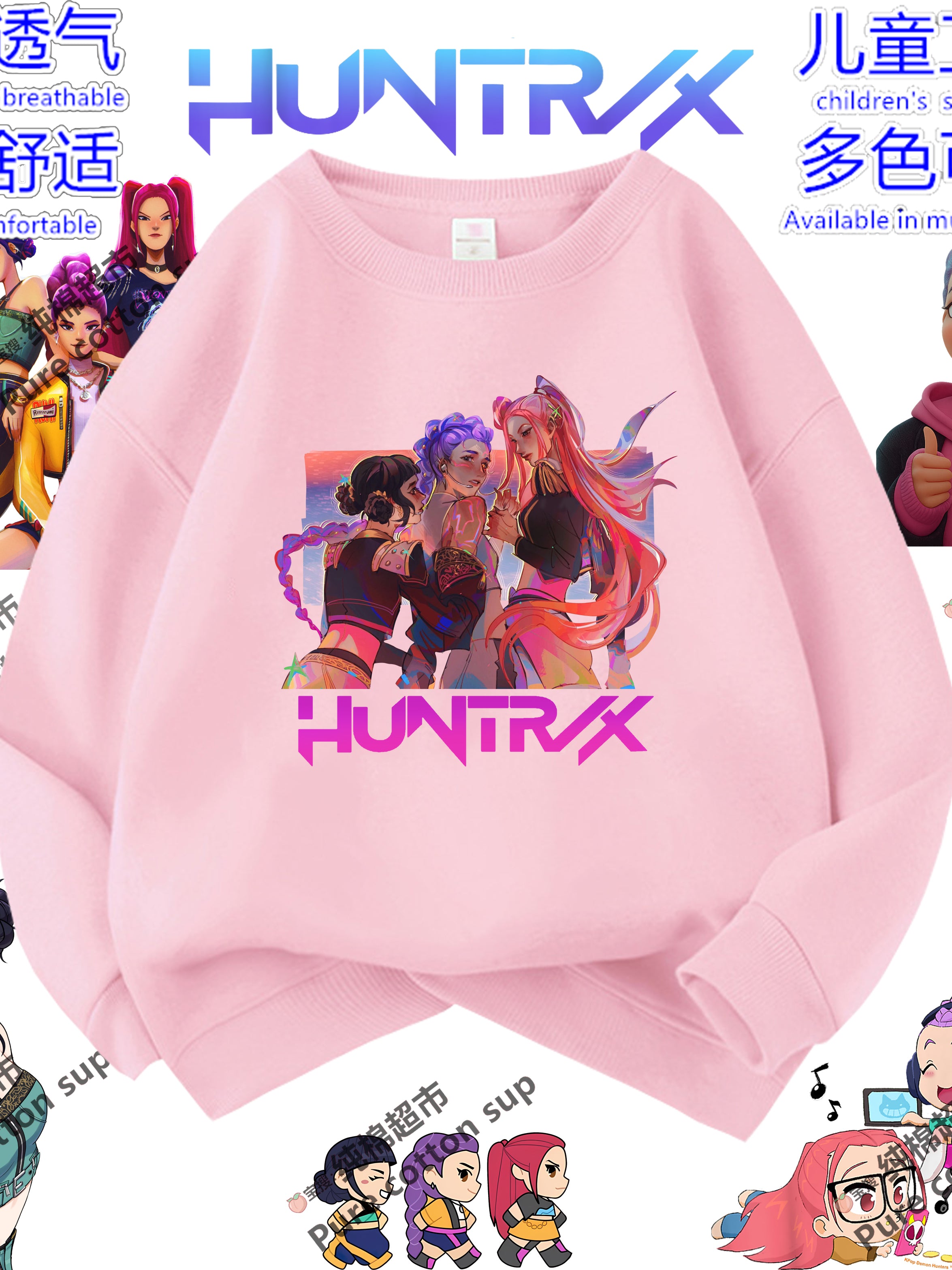 K-pop Witcher Qızlar üçün Kapüşonlu Yaz/Payız Qış Qızlar üçün Geyimlər Dəbli Uşaq Geyimləri Yun astarlı Top