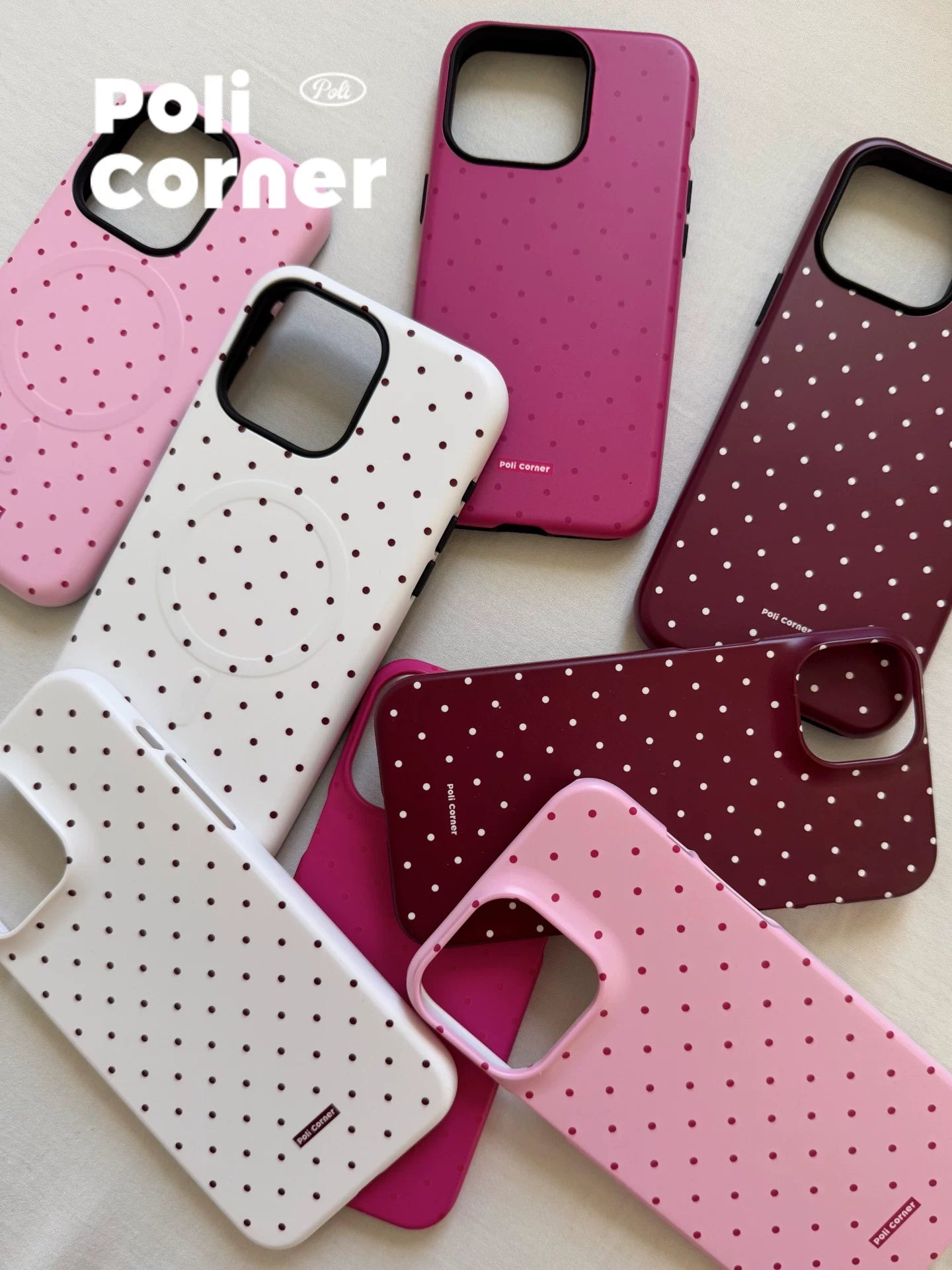 Yeni Barbie çəhrayı polka nöqtəli iPhone17 Pro Max mobil telefon qutusu Koreya idxal filmi ikisi birdə Apple 16pro yıxılmağa qarşı hər şey daxil qoruyucu örtük orijinal dizayn qabıqlı mobil telefon qutusu