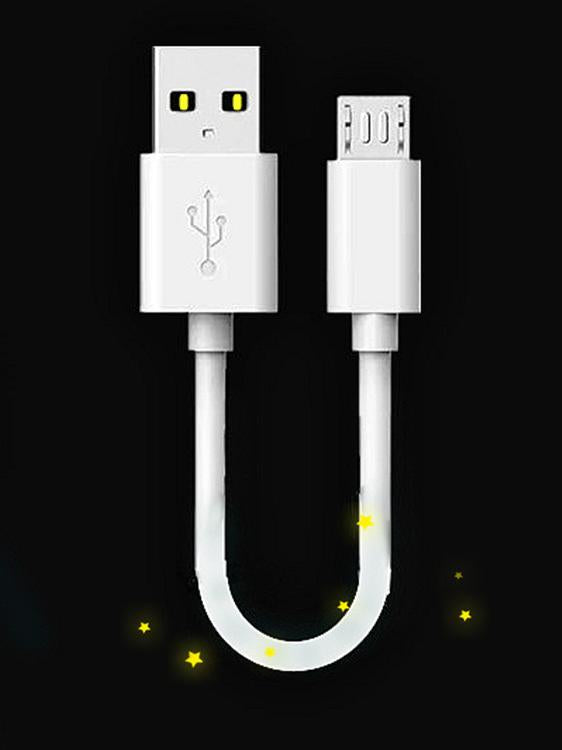 10 sm Micro usb Android Type-c Apple sürətli mobil telefon məlumatı üçün uyğundur + qısa şarj kabeli 0.1