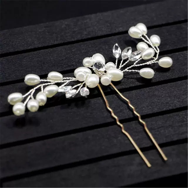 1 Piece Women Charming Floral Tiara Wedding Floral Headband Hairband A