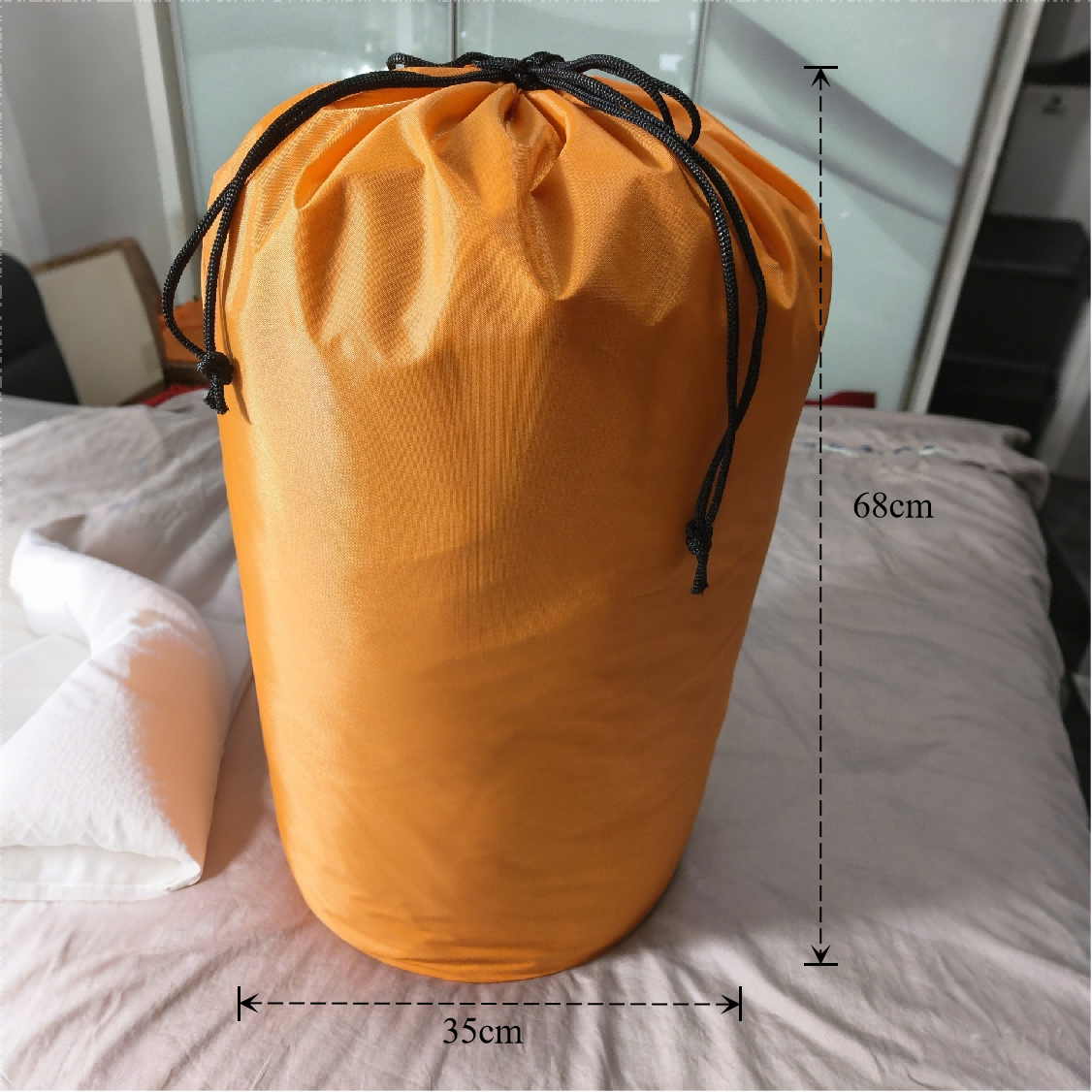 Suya davamlı neylon parça astarlı ciblər, aşağı gödəkçəni bitirmə və saxlama çantaları, böyük tutumlu polyester parça qablaşdırma çantaları, portativ saxlama çantaları