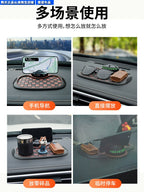 Avtomobil sürüşməyən döşəyi Yüksək temperatura davamlı Avto Avtomobil Dekorasiya Mərkəzi Konsolu Alət paneli Mobil Telefon Sabit Saxlama Məkanı Rezin Mat