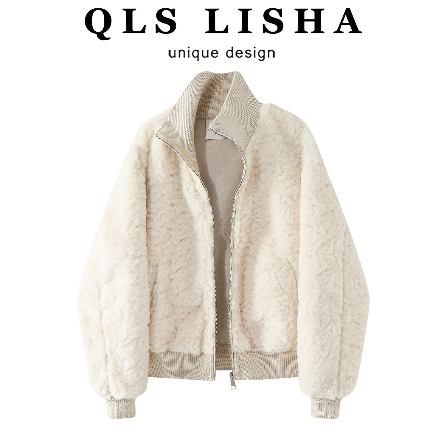 Cholisa Qadın Quzu Yunlu Qırxılmış Palto, 2025 Yeni Model, Qalınlaşdırılmış, Chaneldən ilhamlanmış, Payız və Qış üçün Super Gözəl Palto