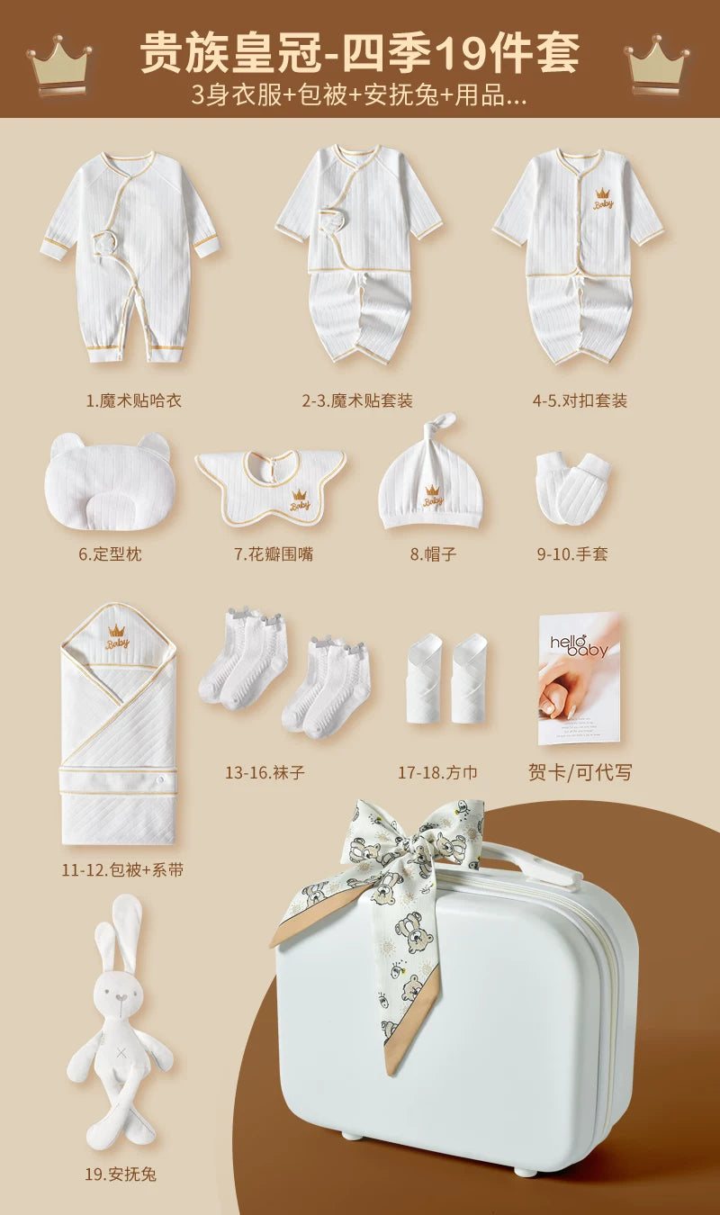 Körpə hədiyyə dəsti, yeni doğulmuş körpə üçün geyim və ləvazimatlar, yeni doğulmuş körpənin dolunay bayramı hədiyyəsi, yeni ana üçün yüksək səviyyəli hədiyyə.