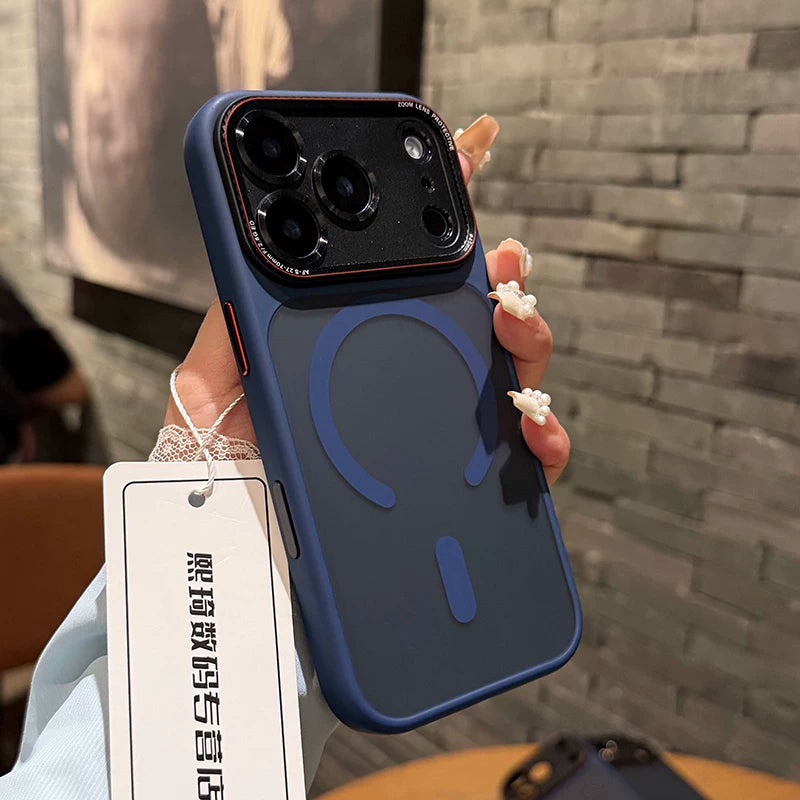 iphone17Promax mobil telefon qutusu üçün uyğun inteqrasiya edilmiş kamera düyməsi, maqnit udma, yeni Apple 16Pro lens qoruyucu qutu, pəncərəni saniyələr ərzində böyütmək, ip15PM mobil telefon qutusu, qabaqcıl kişi və qadın qutusu