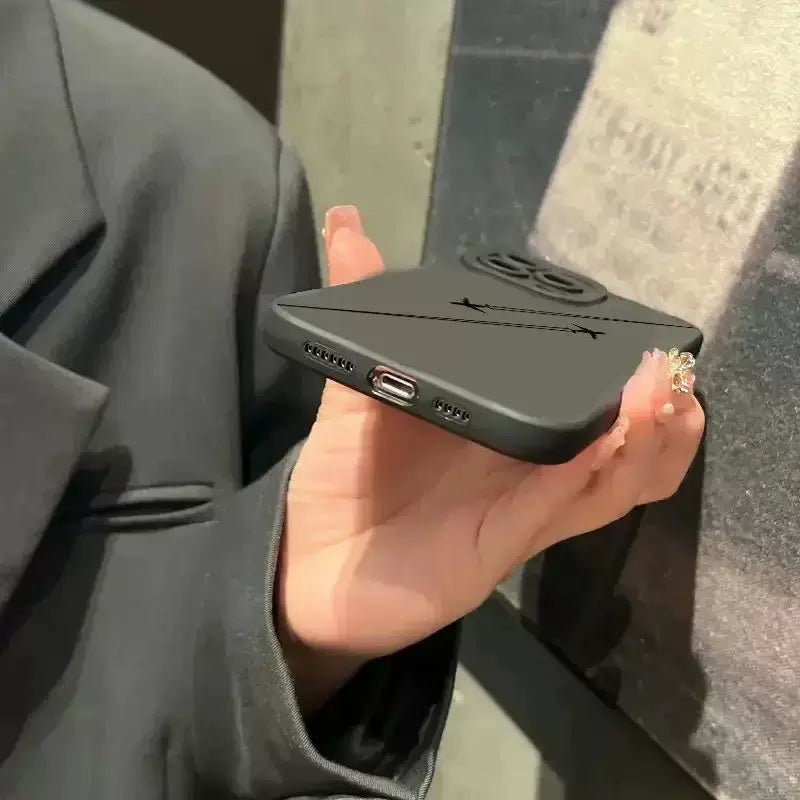 iPhone 15 Pro Max 14 üçün Premium Təyyarə Modelli Telefon Çantası