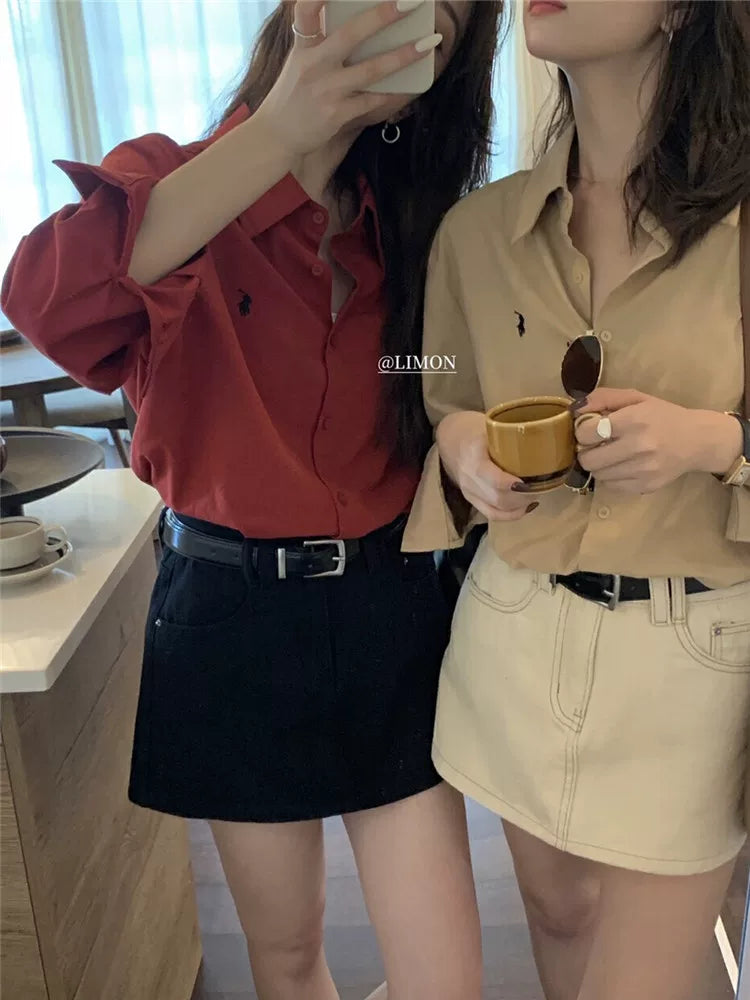 Qadınlar üçün təmiz pambıq kətan günəşdən qoruyucu köynək, yay yüngül və nazik gödəkçə, kətan hırka, boş uzunqol köynək