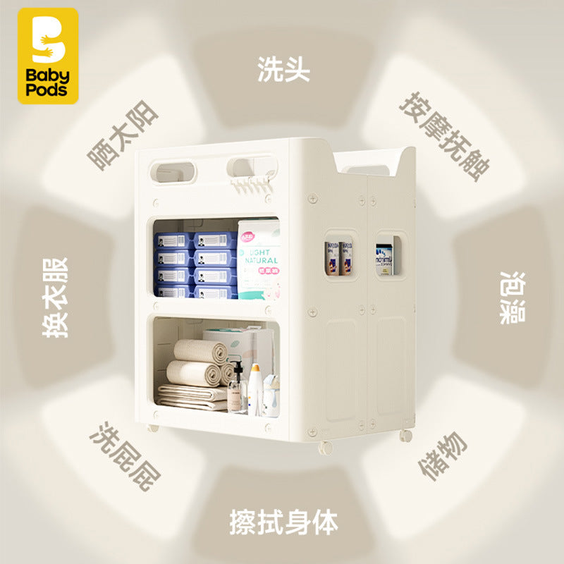 babypods uşaq bezi stolu körpə baxım masası yeni doğulan çoxfunksiyalı çıxarıla bilən dəyişən stol hamam beşik