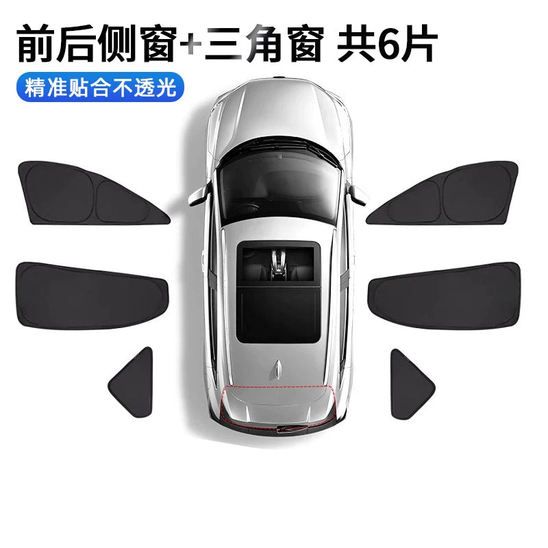 Günəşdən qorunma, istilik izolyasiyası, həşəratların qarşısının alınması, məxfilik, avtomobil pəncərə pərdəsi üçün Chery Exploration 06 avtomobil üçün torlu günəşdən qoruyucu pərdə uyğundur.