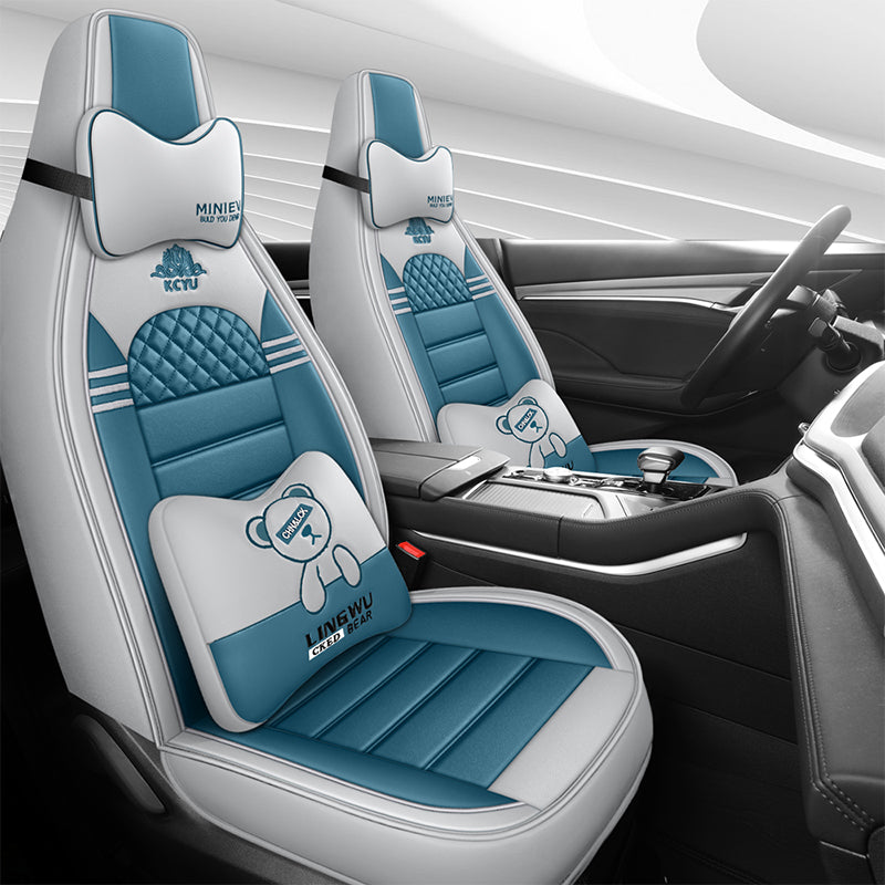 Suzuki Alto Dynamic Edition Lüks Cizgi Filmi Avtomobil Oturacaqları Üzlükləri, Bütün Mövsümlər üçün Universal Tam Örtüklü Oturacaq Yastıqları, Xüsusi Oturacaq Yastıqları