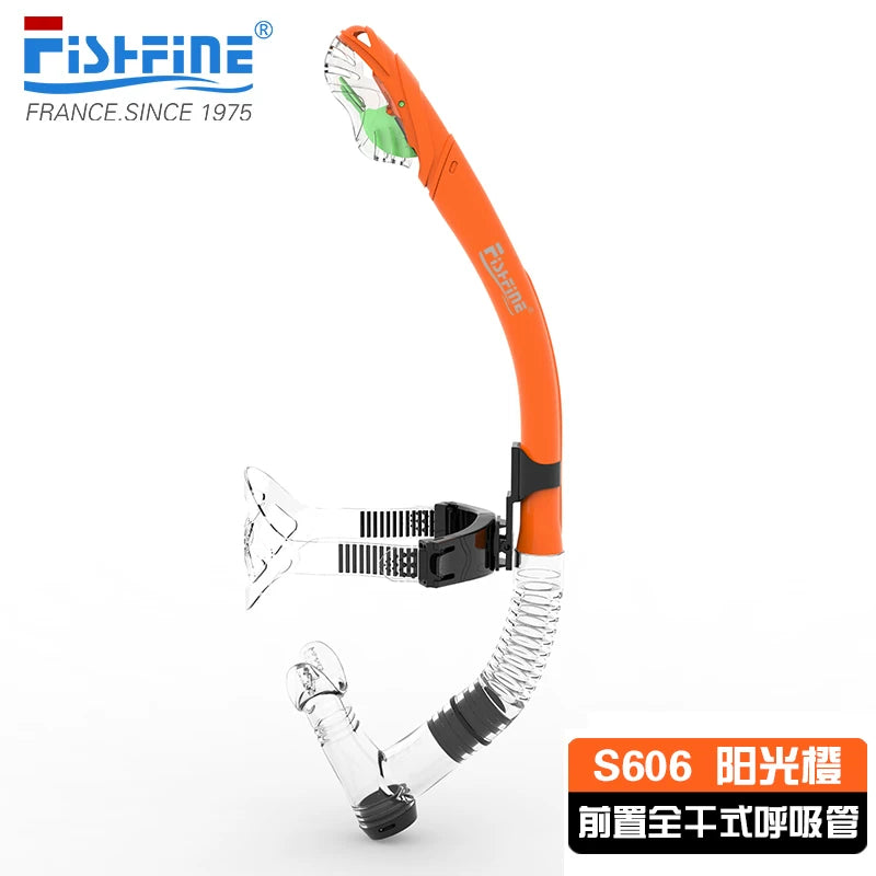 Fransız pulsuz üzgüçülük məşqi ön respirator avadanlığı dərin snorkeling Sambo sualtı dalğıc tam quru nəfəs borusu