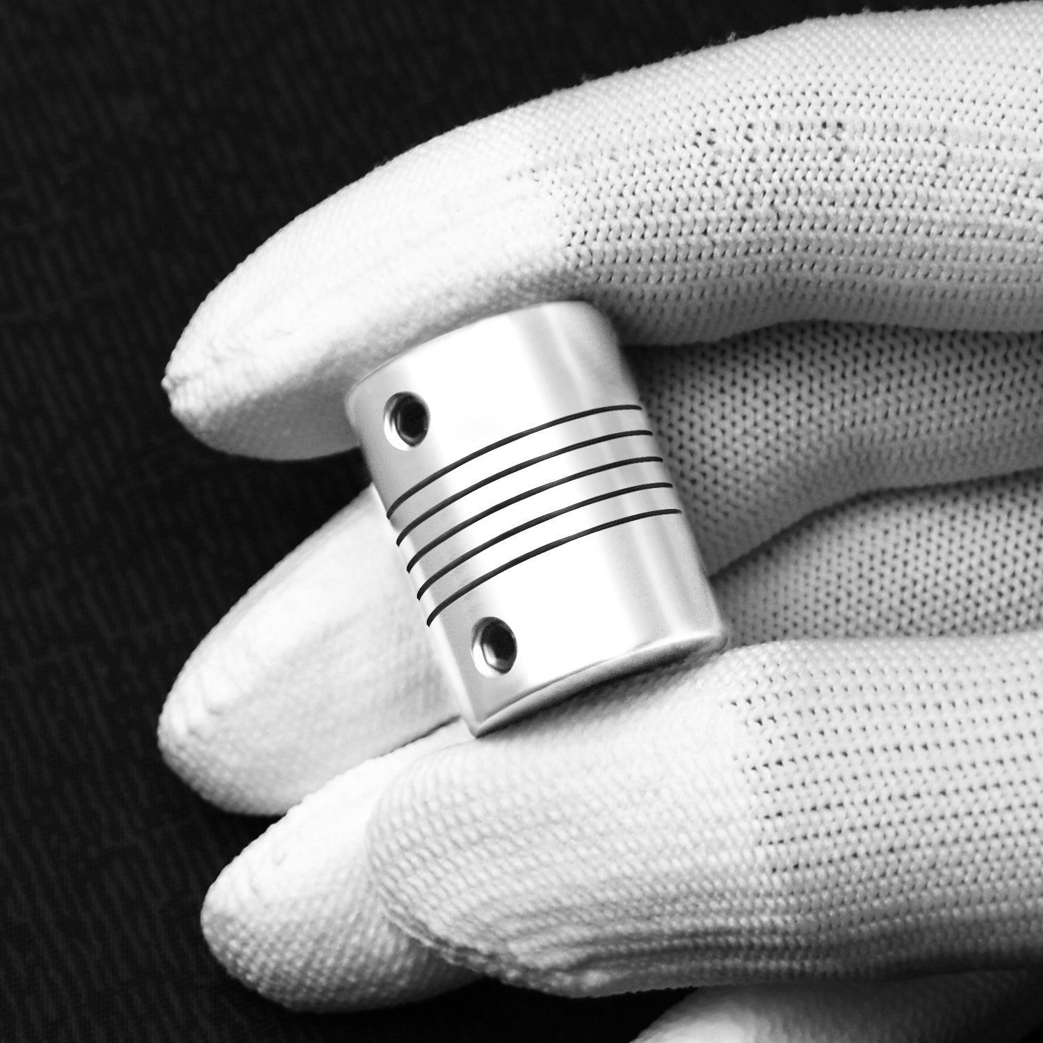 Yeni Jiasheng kodlayıcı alüminium ərintisi elastik pilləli motor muftası 3D printer aksesuarları motor muftası