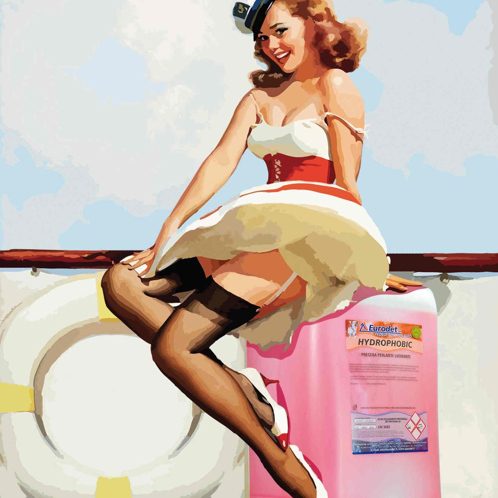 Eurodet Series Qızıl Suyu Ön Losyon Hub Təmizləyici Agent Su Sürücüsü Cila Təkər Mumu Əla və Təmizlənməsi Asandır