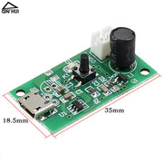 16 mm atomizator vərəqi ultrasəs USB nəmləndirici sprey modulu DIY mikro məsaməli çevirici vərəq salınım vərəqi sürücü lövhəsi 5V