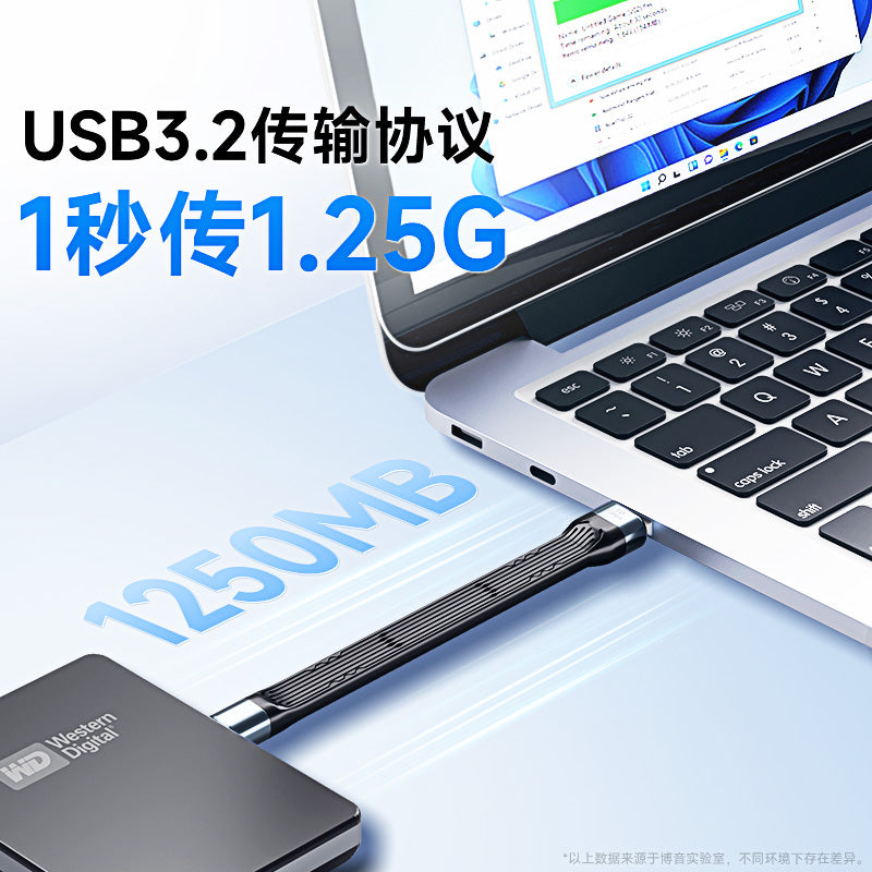 Mobil sərt disk TYPE-C məlumat kabeli USB3.2Gen2 yüksək sürətli M.2 bərk vəziyyətdə SSD Boyin Samsung WD Western Digital SanDisk 10Gbps kompüter ötürmə bağlantısı mobil telefon sürətli şarj qısa xətt