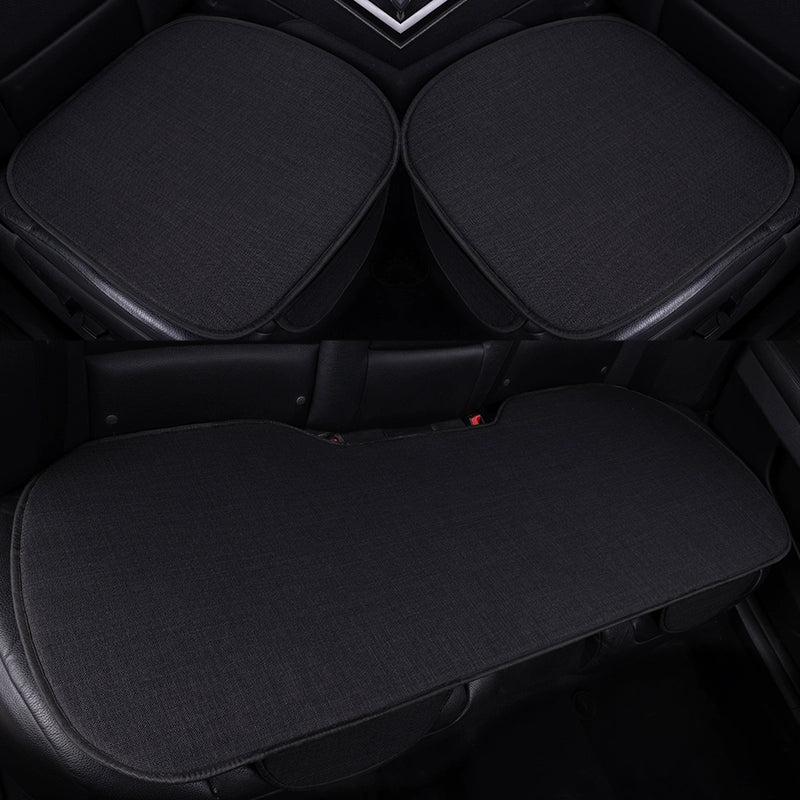 Avtomobil Yastığı Bütün İl Boyu Neytral Kətan Kiçik Bel Yay Nəfəs ala bilən Pambıq Kətan Sürüşməyən Sərin Yastıq Minimalist Oturacaq Örtüsü Oturacaq Yastığı