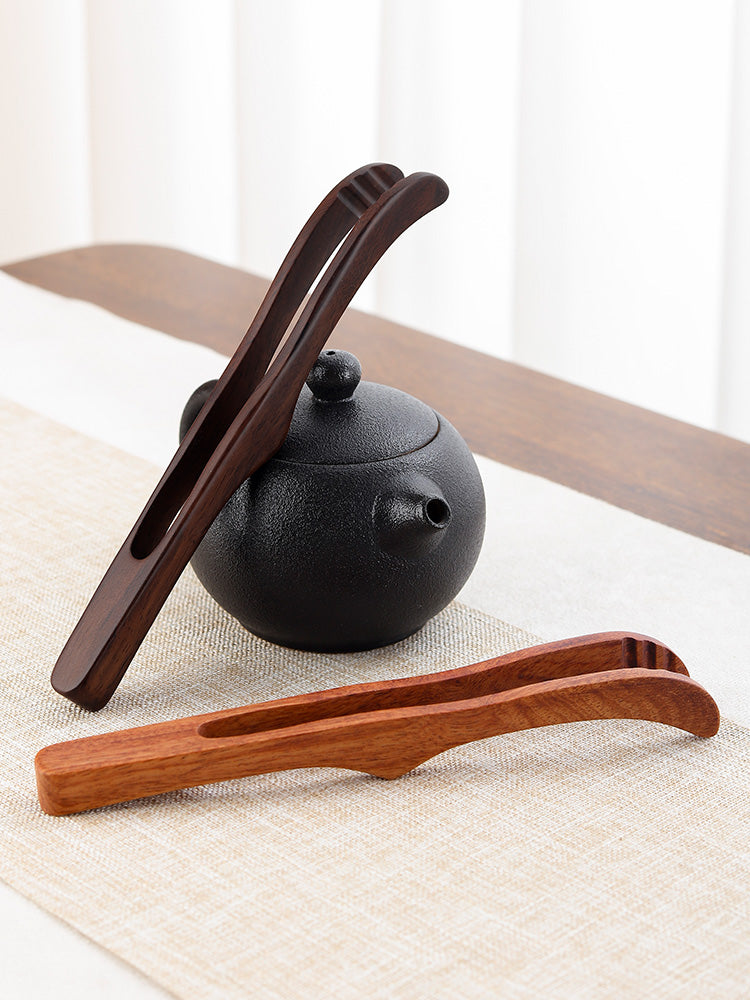 Kung Fu çay dəsti aksesuarları, bərk ağacdan çay klipləri, qoz qozundan sürüşməyən maqqaşlar, çay fincanları, çay yarpağı klipləri, çay toplama ləvazimatları