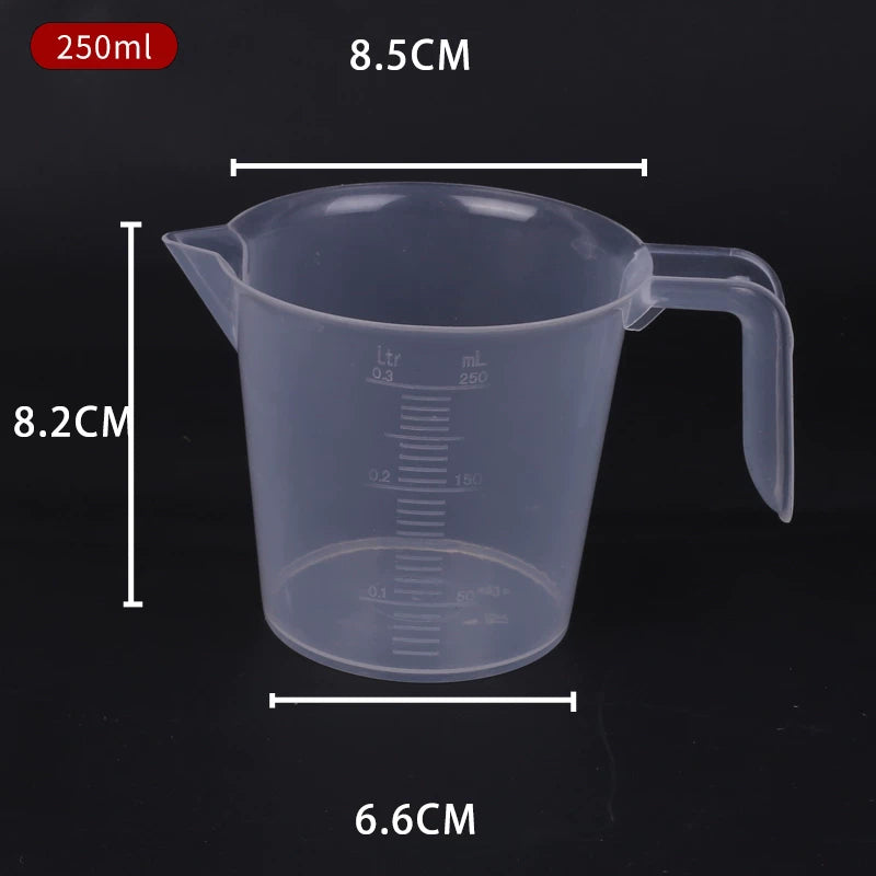 Çatdırılma pulsuz, qalınlaşdırılmış plastik ölçü qabı və ölçmə silindri, PP material, miqyaslı, saxlamaq asan, yüksək temperatura davamlı, 3500 ml