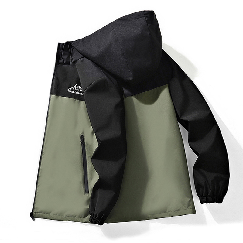 Yun astarlı, qalınlaşdırılmış kişi payız və qış paltosu, gündəlik, çoxfunksiyalı, kapşonlu gödəkçə, külək keçirməyən, suya davamlı, açıq hava kişi geyimləri, külək keçirməyən gödəkçə